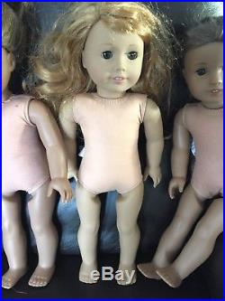 AMERICAN GIRL lot 4 dolls Kanani Lea Clarke Marie Grace + Mary Ellen EUC