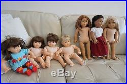 American Doll Lot of 3 Dolls & 4 Baby Dolls Twins Nice & Clean