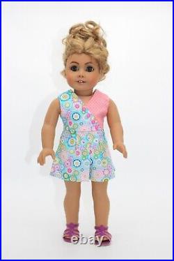 American Girl 18 Custom Truly Me Doll Photographer Career Bundle