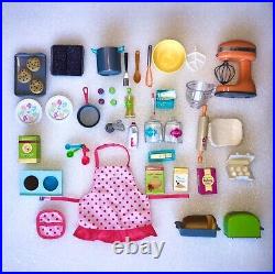 American Girl 18 Doll Gourmet Kitchen Set withAccessories a Retired