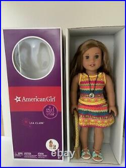 American Girl 18 Doll Lea Clark 2016 Girl of The Year With Box