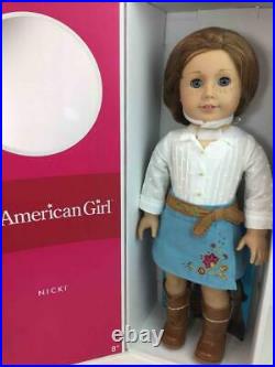 American Girl 18 Doll Nicki Original Meet Box Book GOTY 2007 Retired