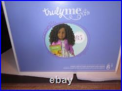 American Girl 18 Truly Me #85 Doll Beautiful Black Curly Hair Brown Eyes NIB