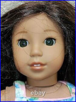 American Girl 18 inch Doll 2017 Brown hair, hazel green eyes