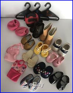 American Girl 18in Doll Clothing Outfits, Shoes and Accessory Lot Great Items