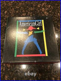 American Girl 1996 Patio Table, Chairs & Umbrella Mint In Box Retired
