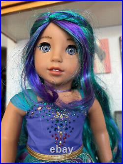 American Girl 2022 Sapphire Splendor Swarovski Crystals Limited Edition USED