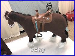 American Girl (BKH36) Horse & Coral (V6029) & 2 Supplies (V6029) USED SEE! AS IS