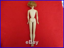 American Girl Barbie Doll Marked 1958 Mattel Titian Red Hair Bend Legs No Pierce