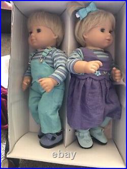 American Girl Bitty Baby Twins Blonde Hair Blue Eyes Dolls And Outfits