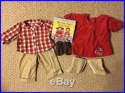 American Girl Bitty Baby Twins Boy & Girl + Clothing Lot Excellent Condition