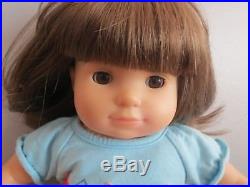 American Girl Bitty Baby Twins Boy Girl Dolls Brown Hair Brown Eyes Outfits Book