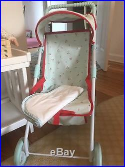 American Girl Bitty Baby with stroller, changing table, and MORE