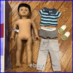 American Girl Boy Doll #75 Truly Me With Box Brown Eyes And Black Hair