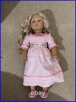 American Girl Caroline Abbot 18 With Meet Outfit, Accessories & Book RETIRED