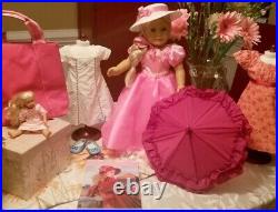 American Girl Caroline Doll Pretty in Pink Lot Valentine's Day
