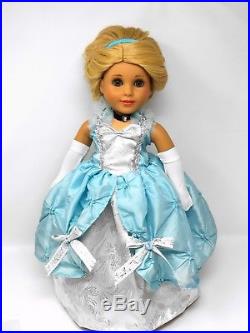 American Girl Caterina Custom Doll OOAK Blonde Hair Blue Eyes Cinderella