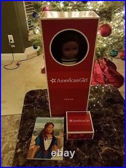 American Girl Cecile 18 doll Retired With Book, Box & Xtra Outfit Pre-owned