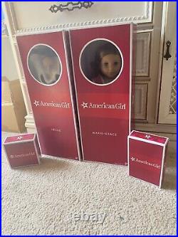 American Girl Cecile and Marie Grace in Original Box With Accessories Barely Used