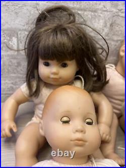 American Girl Company Bitty Baby & Twin Dolls Lot Of 6 Blonde Brunette