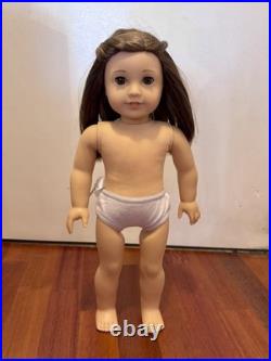American Girl Create Your Own CYO Doll Jess Mold Brown Hair Light Skin VGUC