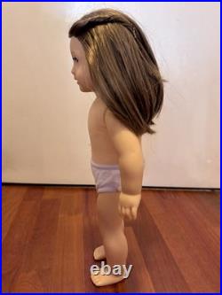 American Girl Create Your Own CYO Doll Jess Mold Brown Hair Light Skin VGUC