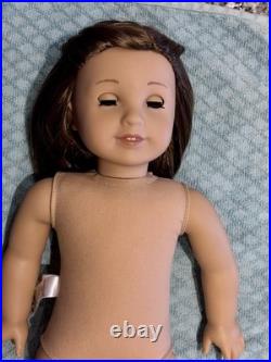 American Girl Create Your Own CYO Doll Jess Mold Brown Hair Light Skin VGUC