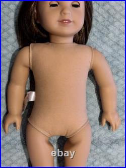 American Girl Create Your Own CYO Doll Jess Mold Brown Hair Light Skin VGUC