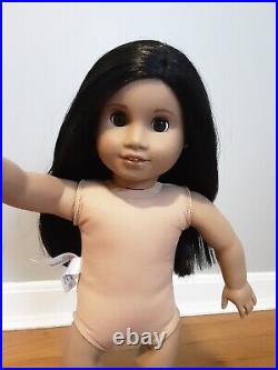 American Girl Create Your Own CYO Doll Sonali Mold Black Hair, Pierced Ears