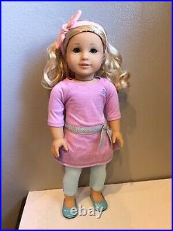 American Girl Custom Doll OOAK Truly Me 64 Blonde Hair Blue Eyes Asian