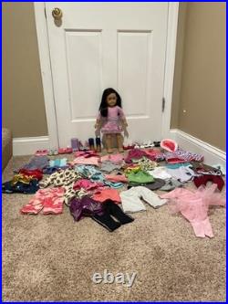 American Girl Custom Doll With Clothing, Shoes And Accessories