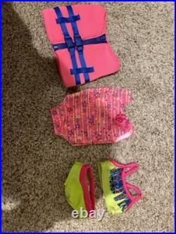 American Girl Custom Doll With Clothing, Shoes And Accessories