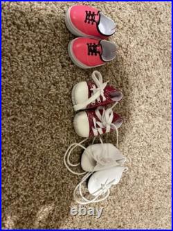 American Girl Custom Doll With Clothing, Shoes And Accessories