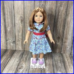 American Girl Doll 18 Emily Bennett Doll 2008 Retired With Stand In Meet Outfit