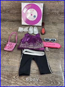 American Girl Doll 18 with Backpack Carry Cases & Accessories /2014/Read