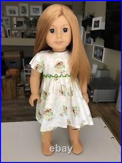 American Girl Doll #35 RETIRED STRAWBERRY BLONDE Hair BROWN eyes 35 Truly Me EUC