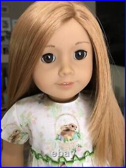 American Girl Doll #35 RETIRED STRAWBERRY BLONDE Hair BROWN eyes 35 Truly Me EUC