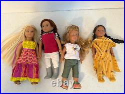 American Girl Doll 4 Mini Dolls Lot
