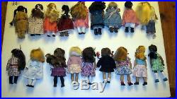 American Girl Doll 6 Mini Doll Lot 18 Displayed Only, No Boxes, Complete