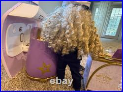 American Girl Doll Air Lines Play Set Air Plane Working Lights Doll an Outfit