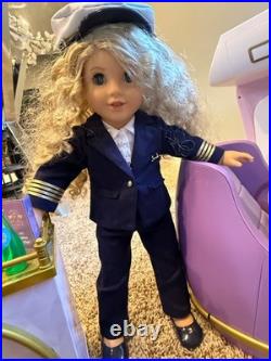 American Girl Doll Air Lines Play Set Air Plane Working Lights Doll an Outfit American Girl Doll Air Lines Play Set Air Plane Working Lights Doll an Outfit