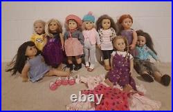 American Girl Doll & Battat Collection Lot Of 9