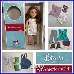 American Girl Doll Blaire Wilson 2019 GOTY with 3 Outfits