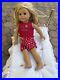 American Girl Doll (Blonde) + Bed + Suitcase withclothes