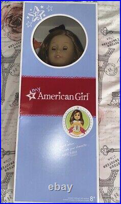 American Girl Doll Brown Hair Light Skin Blue Eyes And Extra Outfits