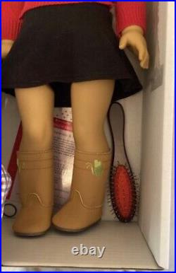 American Girl Doll Brown Hair Light Skin Blue Eyes And Extra Outfits