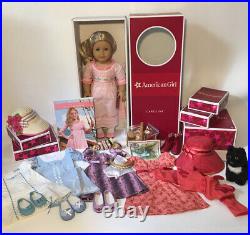American Girl Doll Caroline With Outfits & Accessories Lot