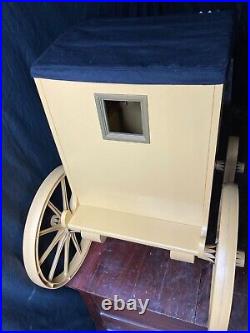 American Girl Doll Carriage with White horse. Felicity/ Our Generation Horse