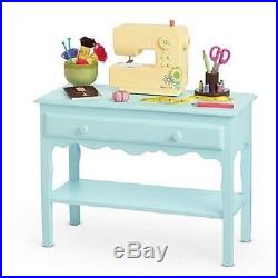 American Girl Doll Chrissa Craft Studio Sewing Machine Table Retired With Box