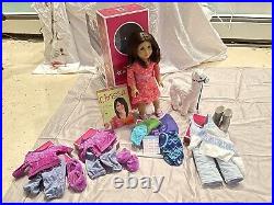 American Girl Doll Chrissa Doll + Book And Accessories (2009 Girl of the Year)